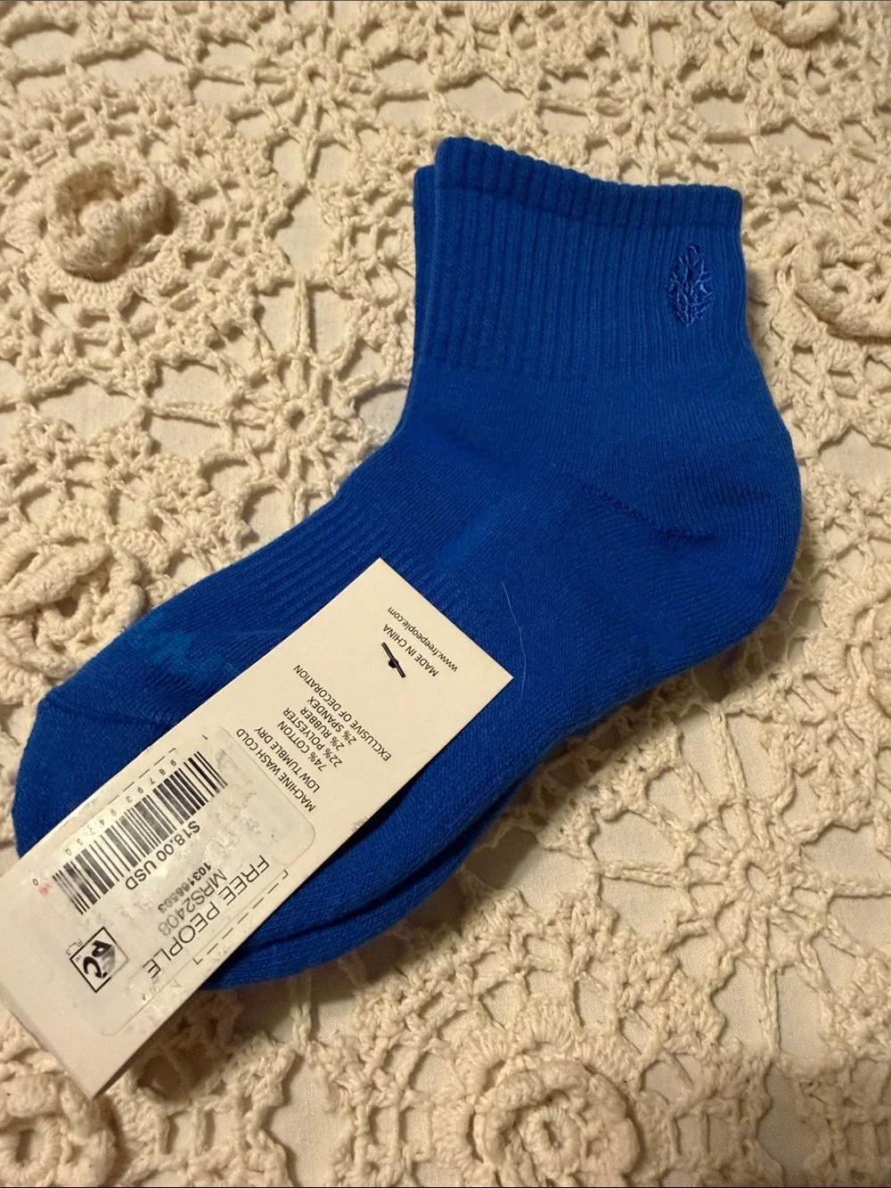 Movement Quarter Crew Socks cobalt blue